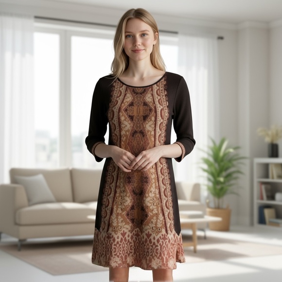 NWOT Anthropologie Knitted & Knotted Dress
size Medium - Picture 1 of 14